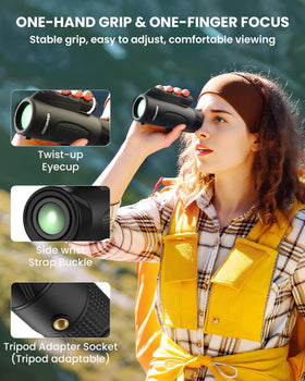 URBANCOAST 8x32 with FMC optics and BAK4 prism for crisp clarity.