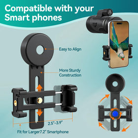 URBANCOAST monocular features dual focus and waterproof build for rugged outdoor use.