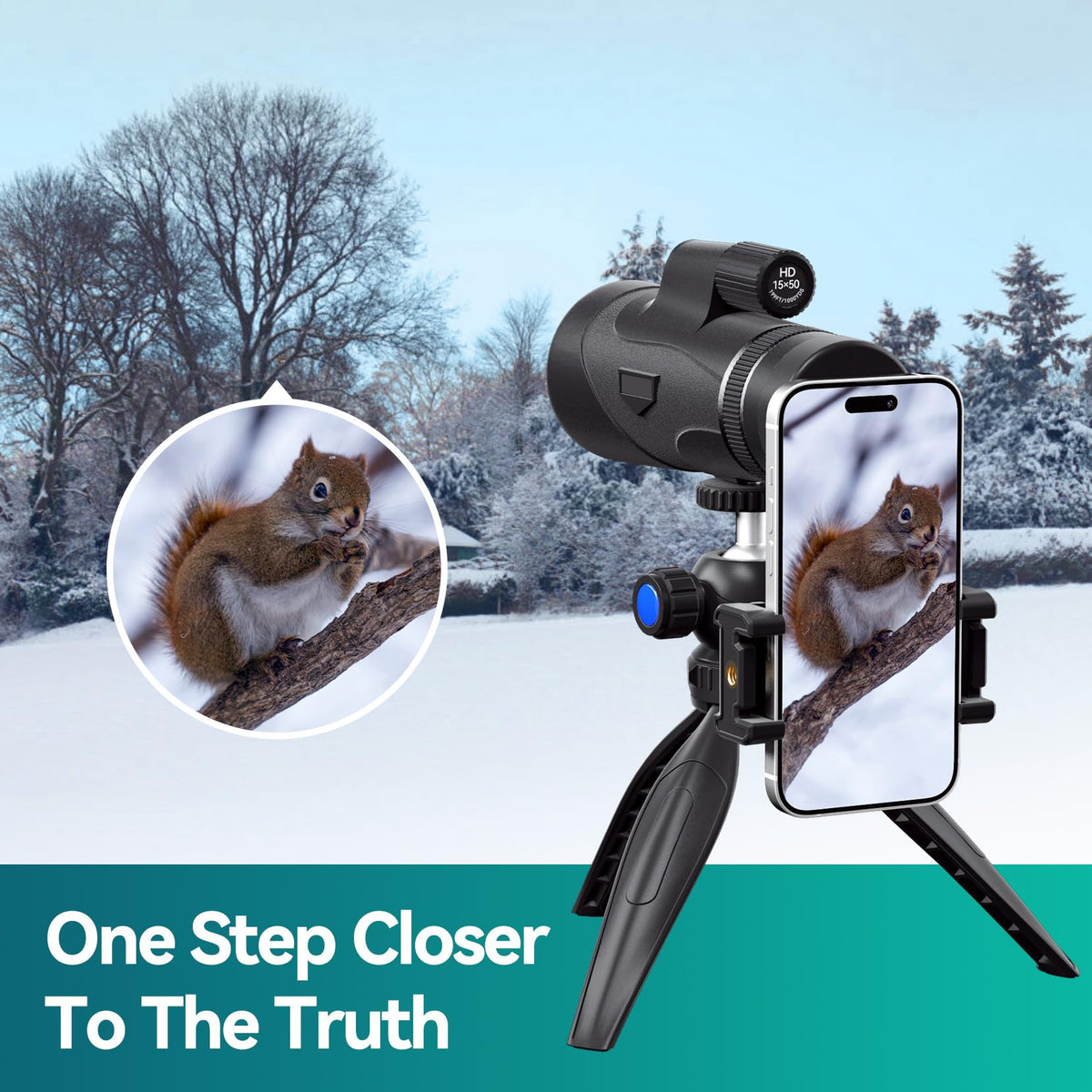 URBANCOAST monocular is ideal for hunting, bird watching, and hiking with sharp optics.