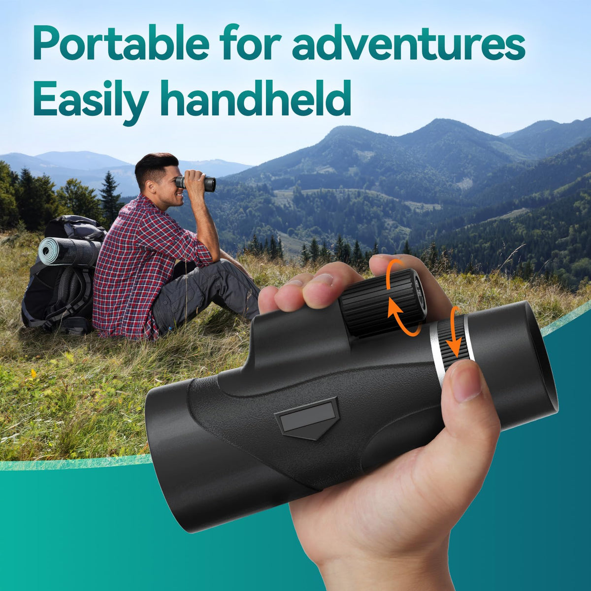 URBANCOAST monocular tripod and phone holder enable stable shots from outdoor vantage points.