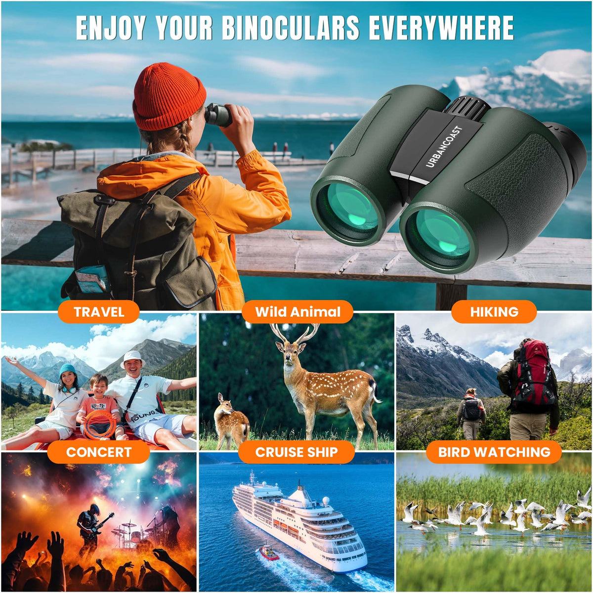 URBANCOAST rubber armor and focus wheel offering secure grip and durability