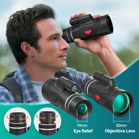 URBANCOAST travel bag included protects the monocular during journeys.