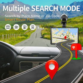 URFRU truck routing screen showing vehicle dimension inputs to avoid restrictions