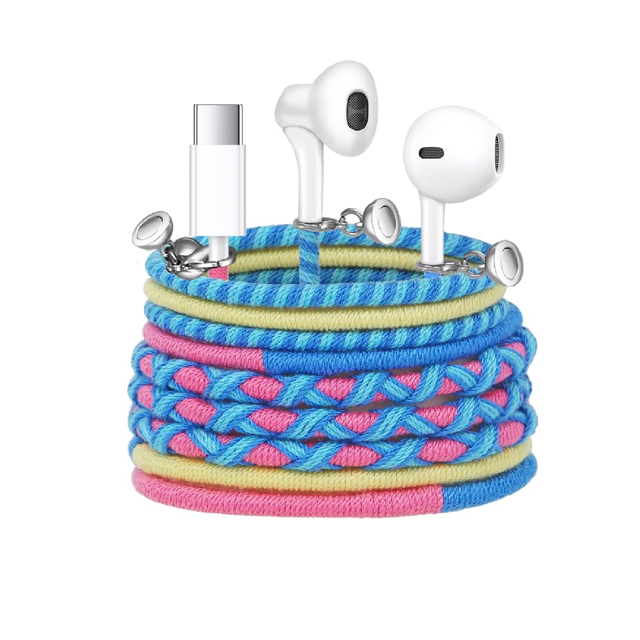 URIZONS USB-C earbud blue plug and play with iPhone PS5 compatibility