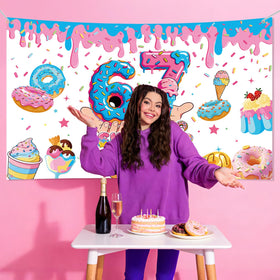 Urlax donut graphic detail adds playful color and visual interest