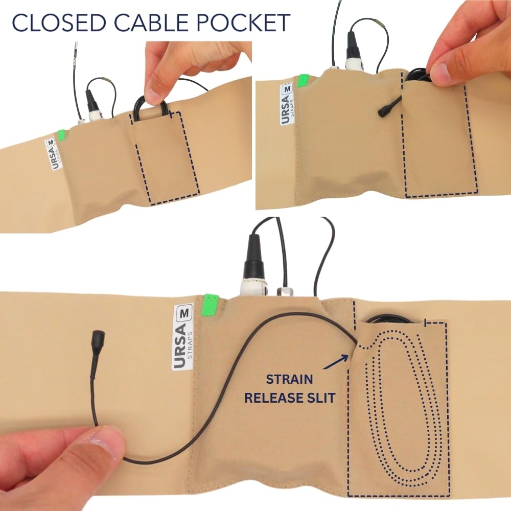 URSA Straps colour-coded label detail for quick size identification