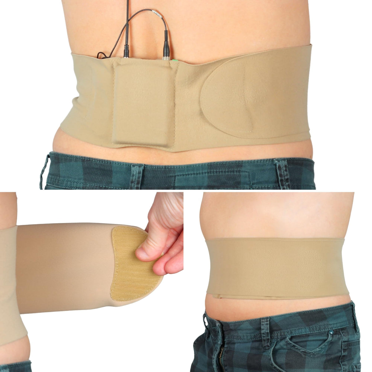 URSA Straps worn by camera assistant holding mic transmitter securely