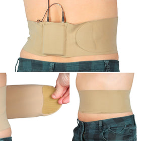 URSA Straps worn by camera assistant holding mic transmitter securely