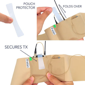 URSA Straps care tag showing machine-washable material advantage