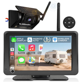 URVOLAX wireless backup camera front view for safer maneuvering.