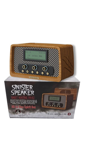 US Ghost Adventures Sinister Speaker front view showing vintage styling for investigations