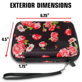 USA Gear Floral scratch-free lining protecting screen from daily wear
