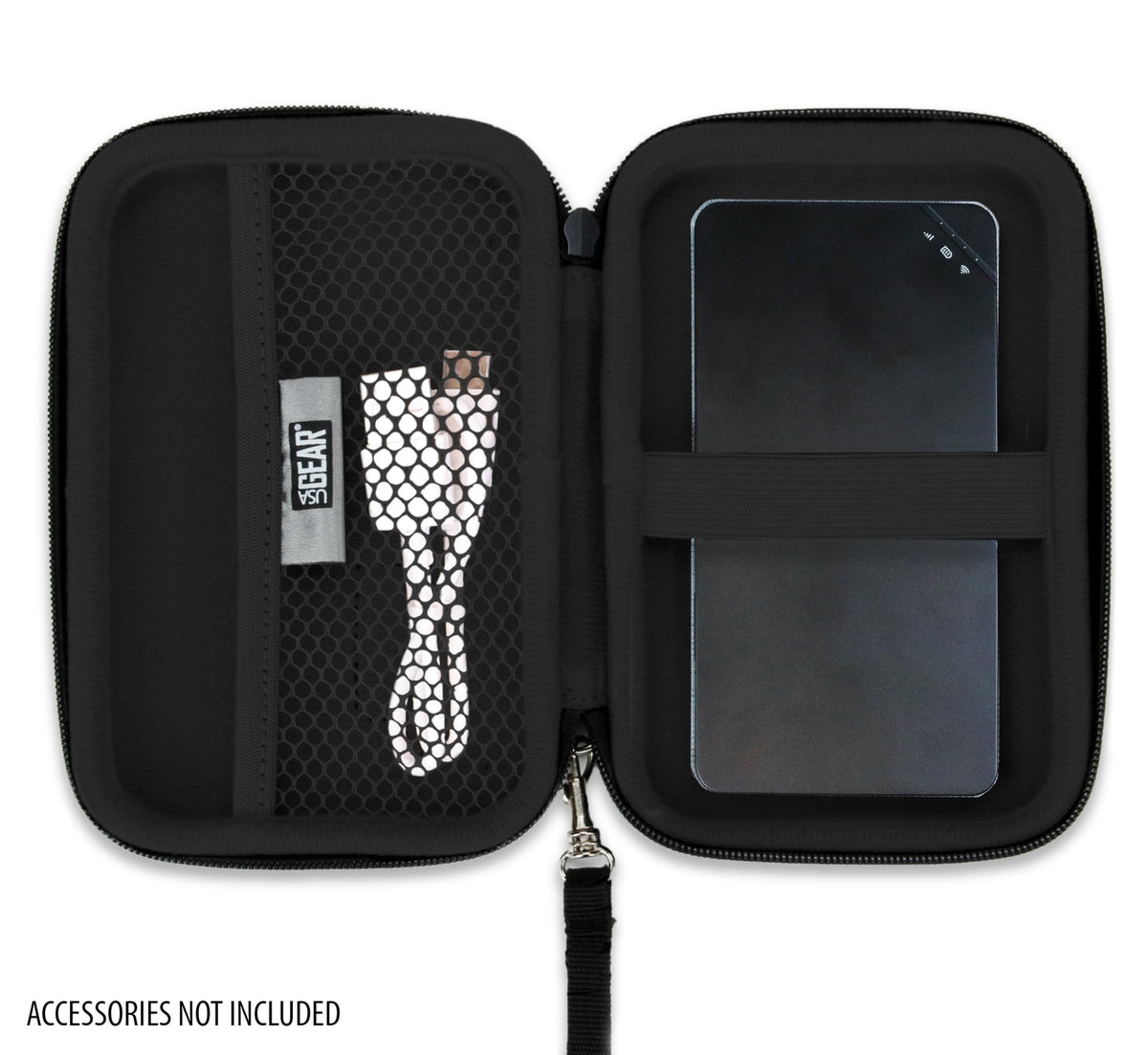 USA Gear Floral compatibility with Verizon and Netgear hotspots shown