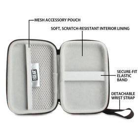 Soft, scratch-resistant lining protects the hotspot screen inside the USA Gear case.