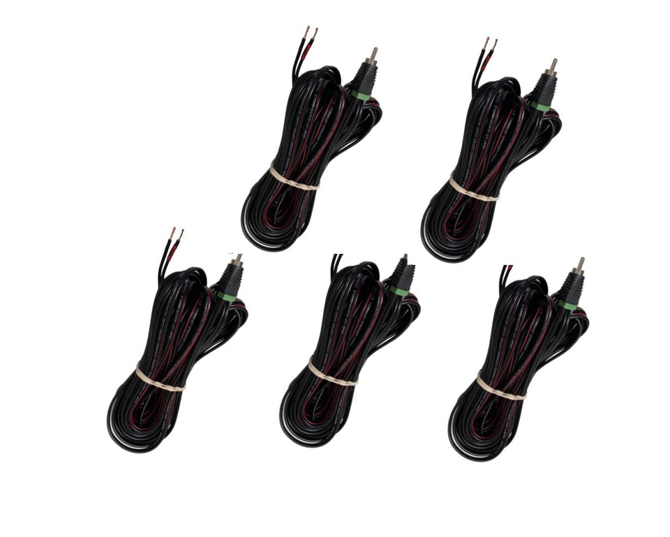 USAV Solutions speaker cables for Bose Lifestyle, RCA to bare wire, reliable high-quality connections.