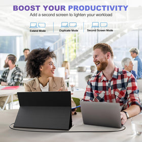 Usparkle 18.5-inch portable monitor with VESA mounting capability.