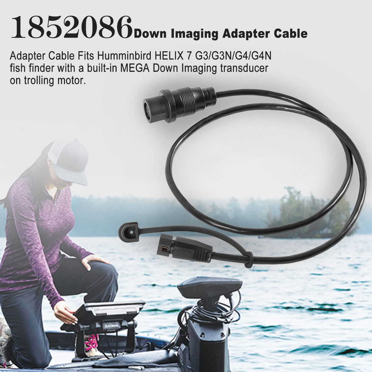 Ussuray full 30-inch adapter cable laid out for easy routing benefit