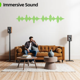 USX MOUNT compatibility with satellite and bookshelf speakers across brands
