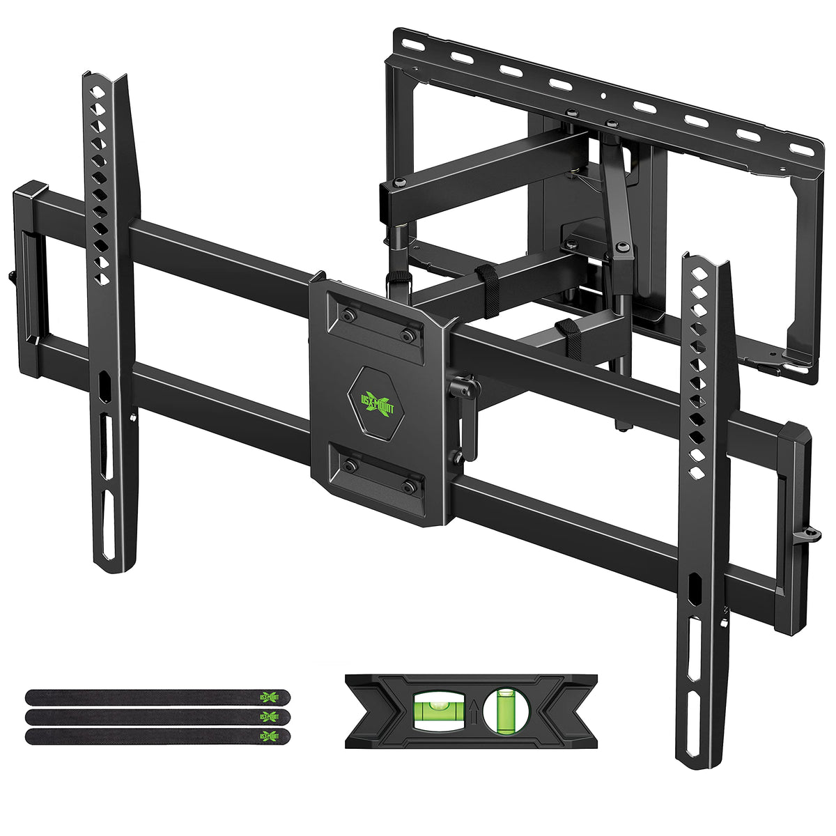 USX MOUNT full motion TV wall mount assembly for versatile viewing