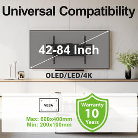 USX MOUNT installed in living room offering better sightlines and space savings