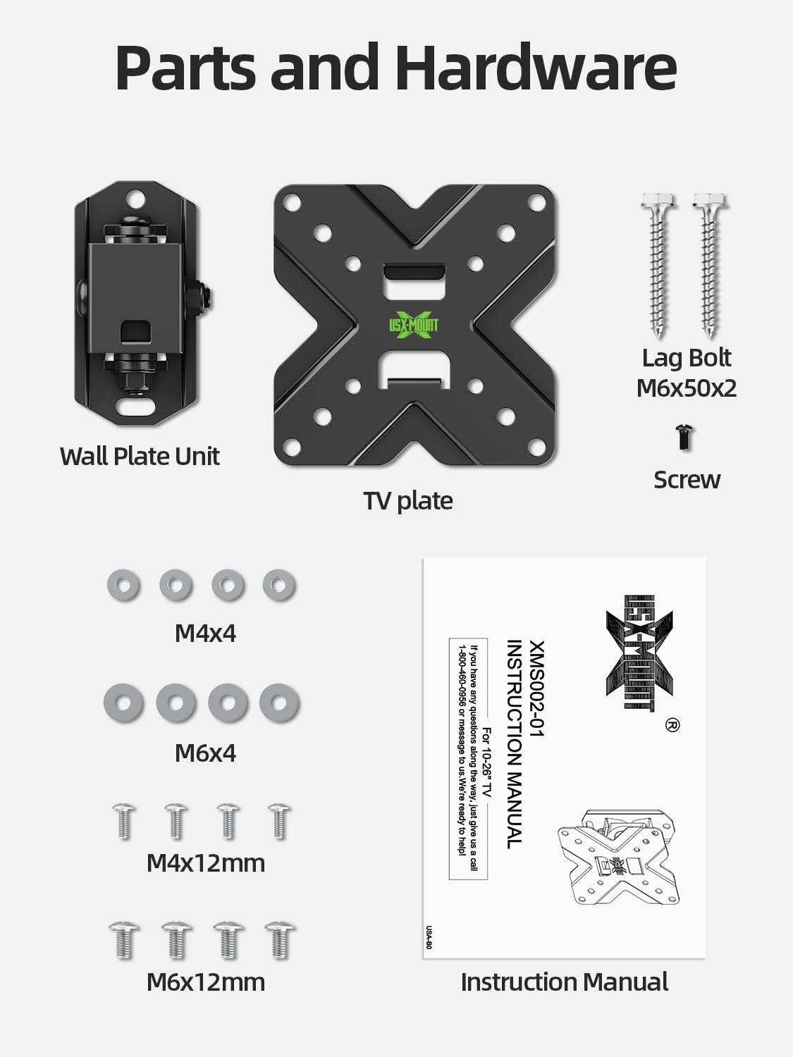 USX MOUNT durable welded construction ensures long-lasting performance