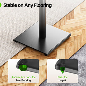 USX MOUNT supports up to 11 lbs per stand for secure placement