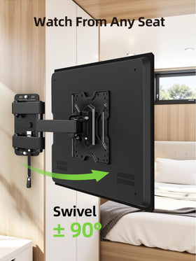 USX MOUNT tilt and swivel demo showing angle options to reduce glare