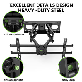 USX MOUNT VESA pattern and bracket label showing 600x400mm compatibility for easy fit