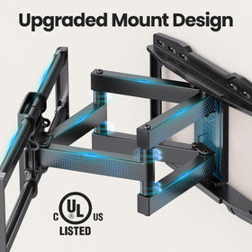USX STAR close-up of articulation arm showing heavy-duty joints for stability