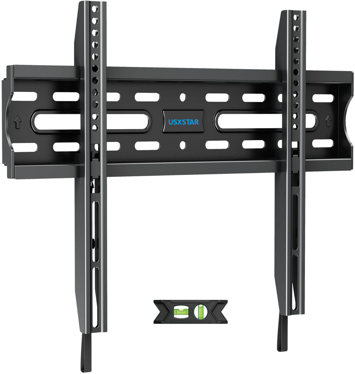 USX STAR fixed TV mount ultra slim profile keeps TV flush to wall