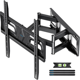 USX STAR front view of mounted TV showing slim profile and secure support