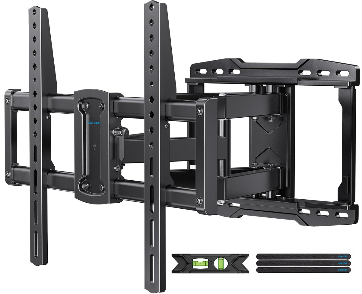 USX STAR front view of mounted TV showing secure fit and sleek appearance