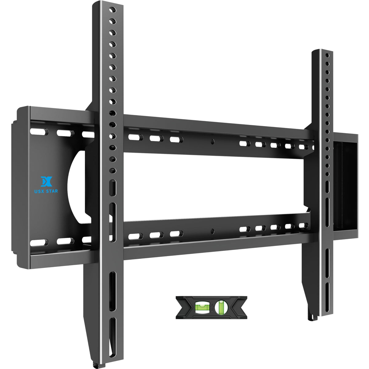 USX STAR front view of mounted TV showing secure fit and clean look