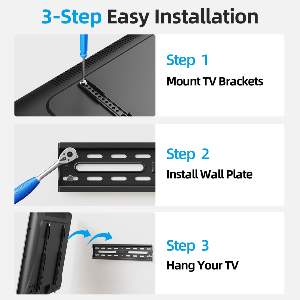 USX STAR fixed mount for 26-60 inch TVs ideal for clean living room setup