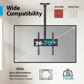 USX STAR mounted TV in living room demonstrating flexible placement