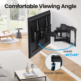 USX STAR mount fully extended showing flexible viewing reach and access