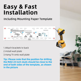 USX STAR Tilt TV Wall Mount brand reliability with long-term support.