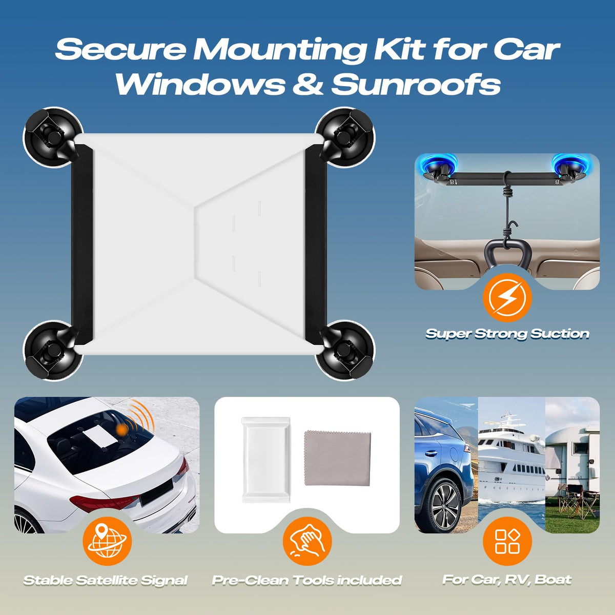 Uthpra Starlink Mini robust-bracket protects against scratches and shocks.