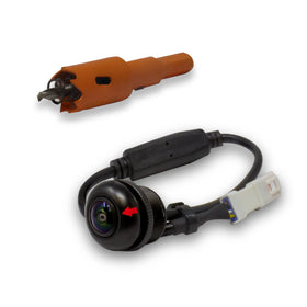 UTV Stereo front camera close-up lens for a sharper forward view