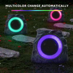 Uuffoo rock speaker 2-pack dual pairing enables wide stereo.
