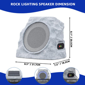 uuffoo rock speaker poolside music with splash resistance.