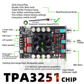 UwayKey close-up of gold-plated op-amp sockets and NE5532 chips for low-noise sound