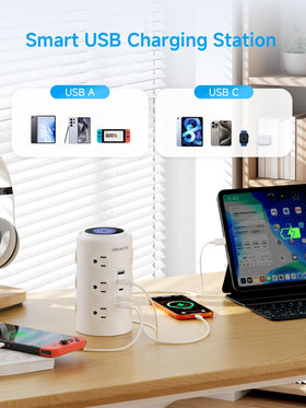 UWIWUTEI close-up of 20W PD USB-C port for fast phone charging