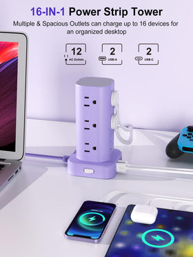 UWIWUTEI ultra-thin flat plug closeup fits flush to wall and saves space