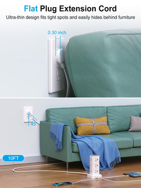 UWIWUTEI USB ports detail highlighting two USB‑A and two USB‑C for faster device charging