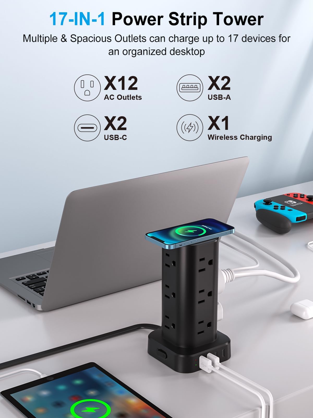 UWIWUTEI wireless pad closeup charging phone wirelessly for cable-free convenience
