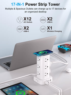 UWIWUTEI top close-up of 15W wireless pad for cable-free convenience