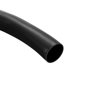 uxcell black PVC tube with 40mm inner diameter for clean wire harness protection.
