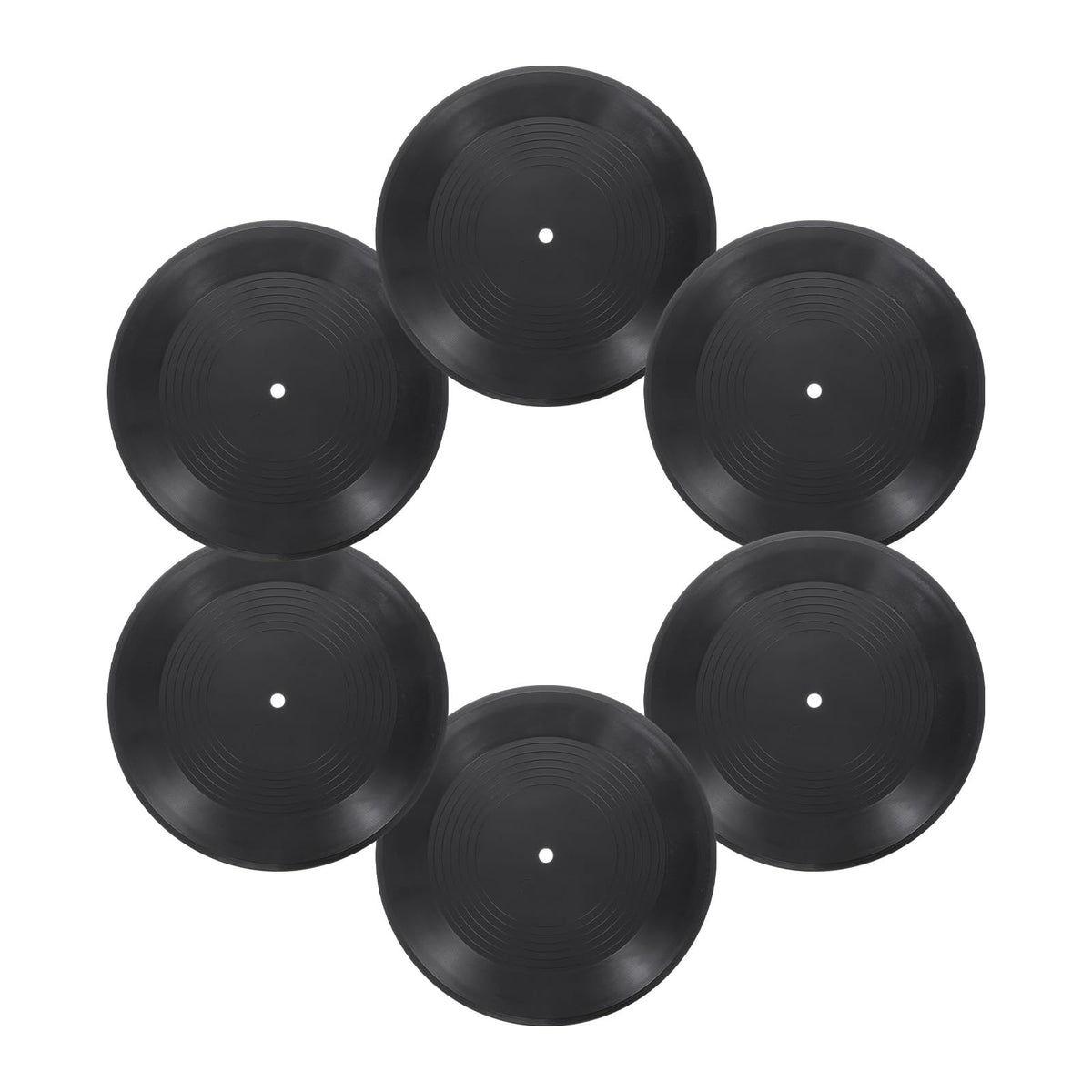 uxcell blank vinyl records ideal for wall decor and bedroom aesthetics.