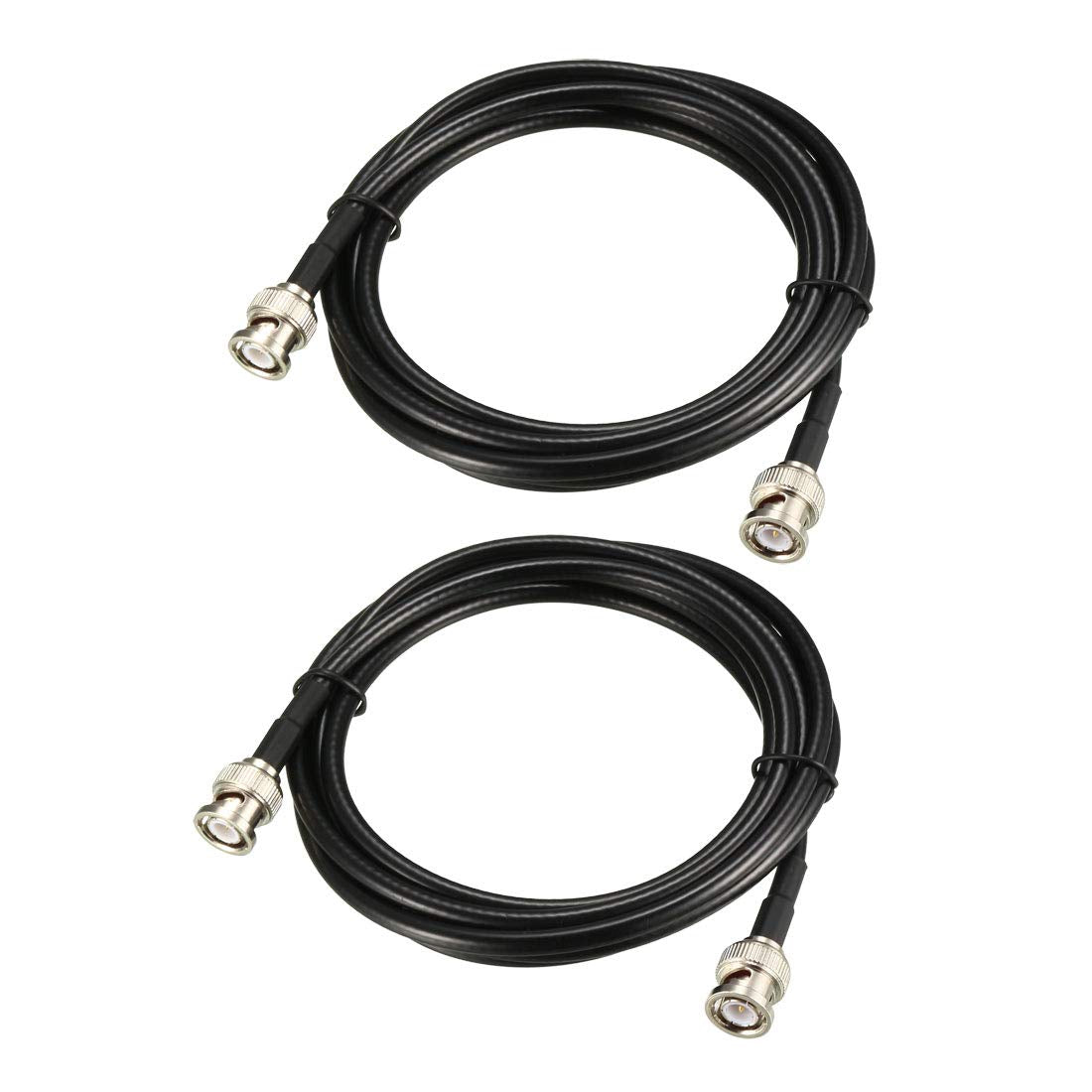 uxcell BNC male connectors front view showing secure connection benefit